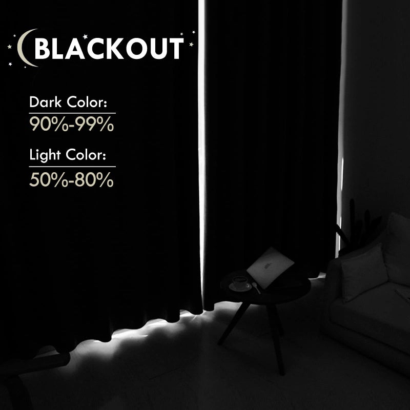 DWCN White Room Darkening Blackout Curtains - Thermal Insulated Privacy Energy Saving Window Curtain Drapes 52 x 63 inch Length, Set of 2 Bedroom Living Room Curtains - Image 3